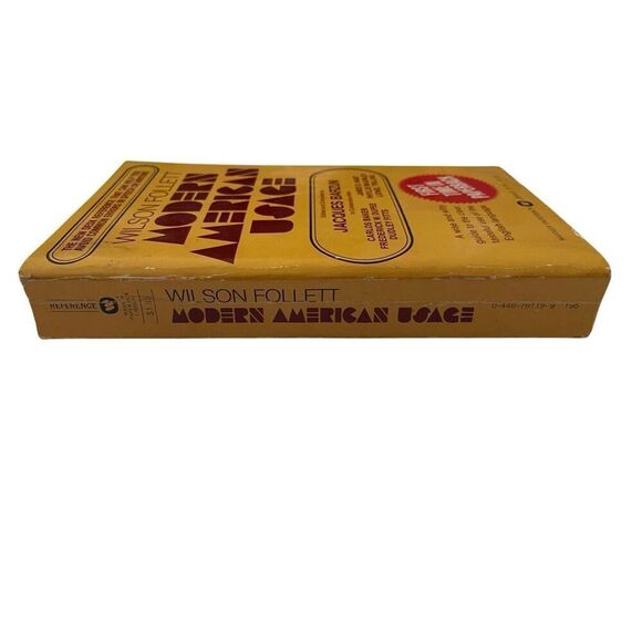 Modern American Usage Paperback Book 1974 English Language - Picture 3 of 15